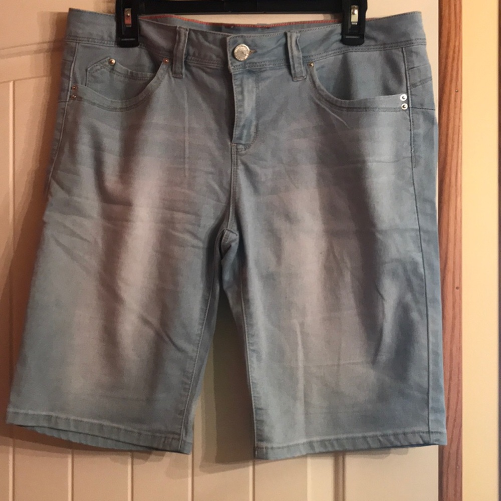 YMI Juniors Denim Bermuda Shorts 15
